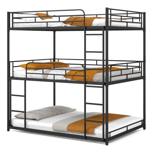Costway metal triple - metal,