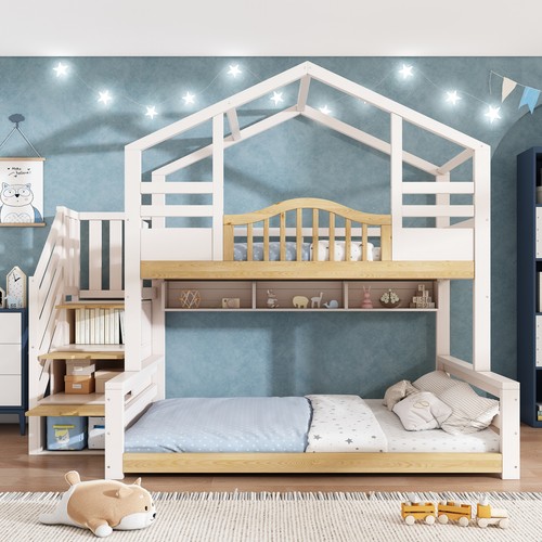 Bunk bed for kids triple - bunk,