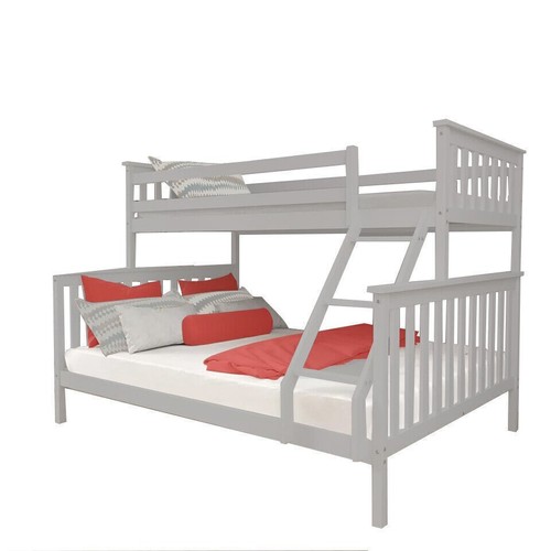 Faulty grey wooden bunk - -,