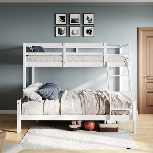 Double triple bunk bed - bed, solid