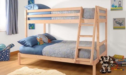 Triple bunk bed natural - triple,