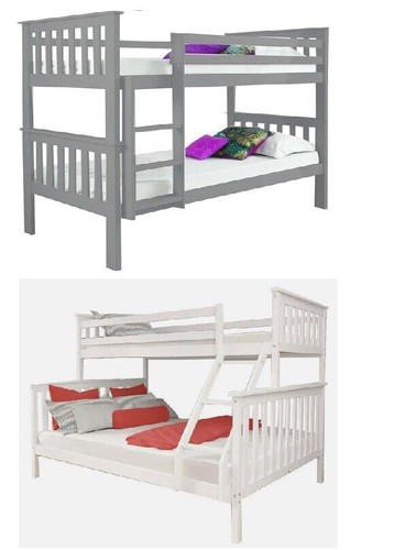 Wooden bunk bed double triple - bunk,