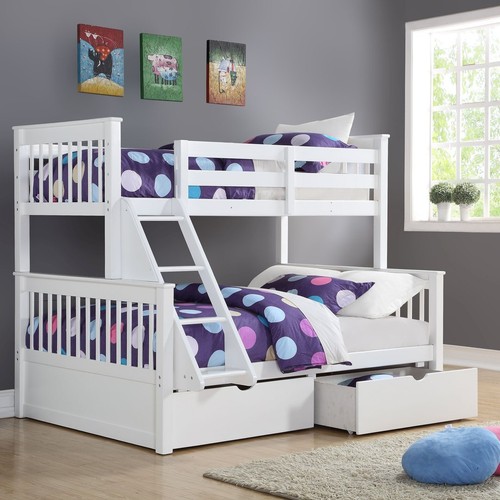 Wooden triple sleeper bunk - wooden,
