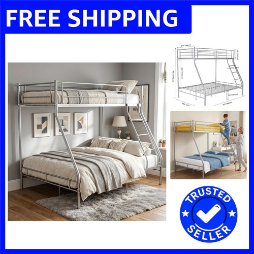 Silver metal triple - triple, bunk