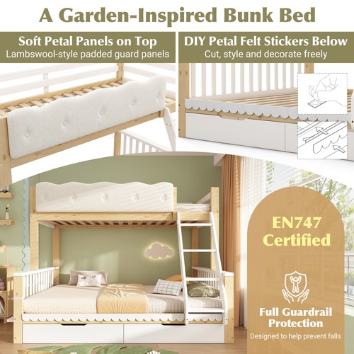 Triple sleeper bunk bed - bunk,