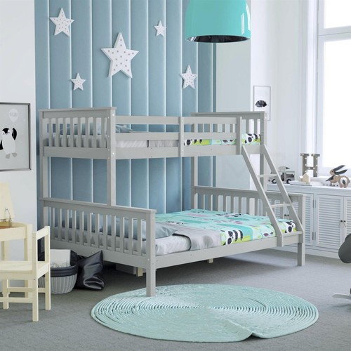 Triple sleeper bunk bed solid - bunk,