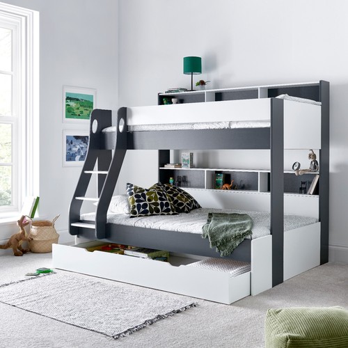 Oliver grey and white - white, triple