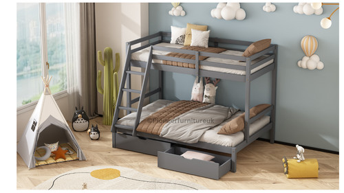 Triple bunk bed 3ft 4ft - bunk,